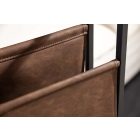 Design asztal laptophoz tárolóhellyel Giuliana 48 cm tölgy utánzata