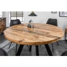 Kerek étkezőasztal Thunder 120 cm mangó