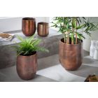 Design kis virágcserépek szett Gaiana réz 