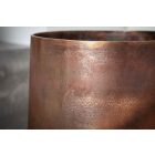 Design kis virágcserépek szett Gaiana réz 