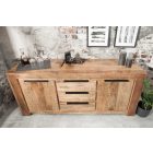 Design komód Thunder 175 cm natúr mangó 