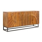 Design komód Shayla 140 cm barna mangó