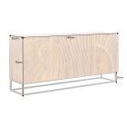 Design komód Shayla 140 cm barna mangó