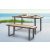 Design kerti ülőpad Gazelle 123 cm WPC