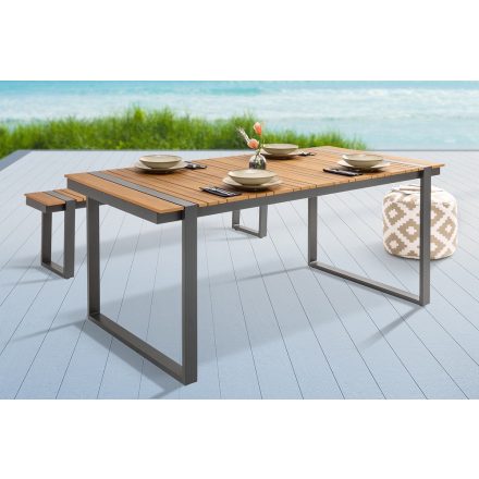 Design kerti asztal Gazelle 180 cm Polywood