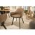 Design szék Francesca, szürke-barna taupe 