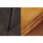 Stílusos szék Holland Retro mustársárga bársony