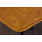 Stílusos szék Holland Retro mustársárga bársony