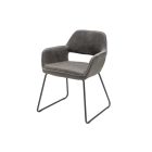 Design szék Derrick antik szürke 