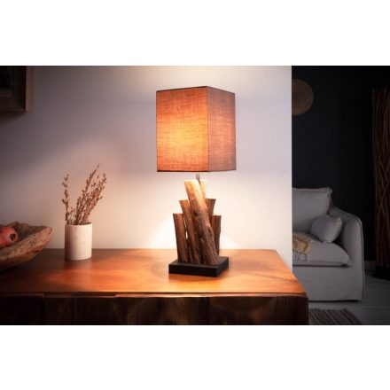 Design asztali lámpa Desmond 45 cm barna - ironwood 