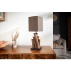 Design asztali lámpa Desmond 45 cm barna - ironwood 