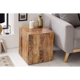 Design oldalsó asztal Unity 40 cm mangó 