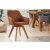 Design forgószék Gaura vintage barna