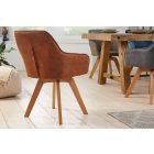 Design forgószék Gaura vintage barna