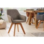 Design forgószék Gaura vintage taupe 