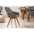 Design forgószék Gaura vintage taupe 