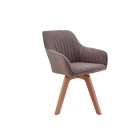 Design forgószék Gaura vintage taupe 