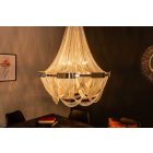 Design csillár Finn, 70 cm, ezüst 