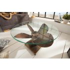  Design dohányzóasztal Propeller, 60 cm, antik réz 