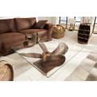  Design dohányzóasztal Propeller, 60 cm, antik réz 