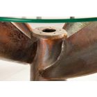  Design dohányzóasztal Propeller, 60 cm, antik réz 