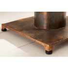  Design dohányzóasztal Propeller, 60 cm, antik réz 