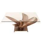 Dohányzóasztal Propeller - antik réz 