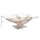 Dohányzóasztal Propeller - antik réz 