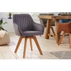 Design forgószék Gaura vintage szürke