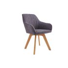 Design forgószék Gaura vintage szürke