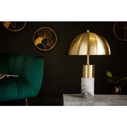 Design asztali lámpa Aamira 52 cm márvány szürke