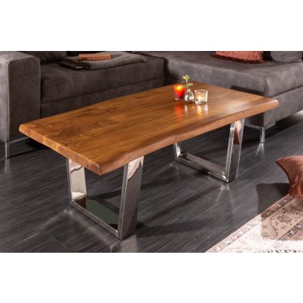 Stílusos dohányzóasztal Massive 110cm akácia  Honey 