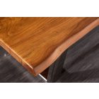 Stílusos dohányzóasztal Massive 110cm akácia  Honey 