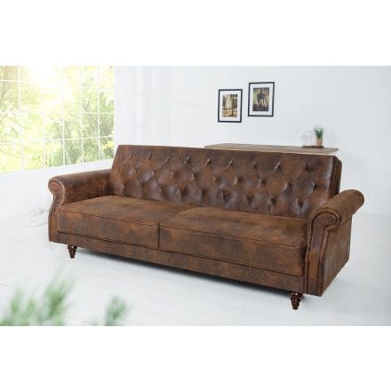Stílusos ülőgarnitúra Scarlet II - 220 cm - antik barna