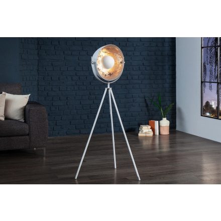 Design állólámpa Atelier 145 cm fehér-ezüst