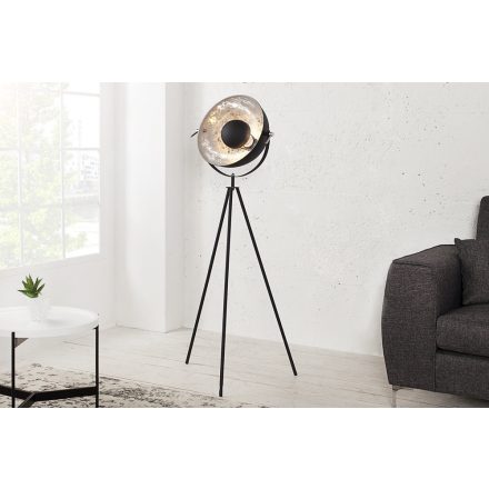 Design állólámpa Atelier 145 cm fekete-ezüst