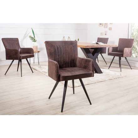 Design szék Malik vintage barna