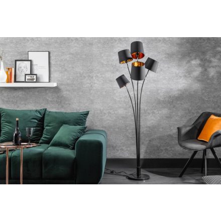 Állólámpa Shadow 178 cm fekete - arany 