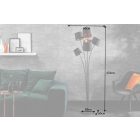 Állólámpa Shadow 178 cm fekete - arany 