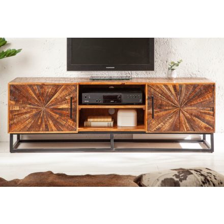 Design TV asztal Yadira 145 cm barna mangó
