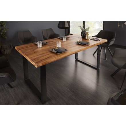 Design étkezőasztal Thunder 180 cm sheesham barna
