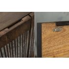 Design komód Armani, 177 cm, mangó / achát 