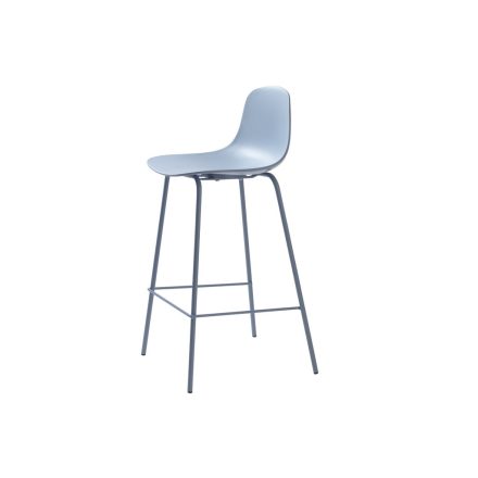 Design bárszék Jensen matt kék