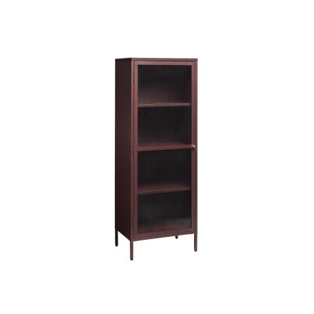 Design vitrin Hazina 160 cm bordóvörös