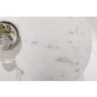 Design dohányzóasztal Tristen 62 cm márvány fehér