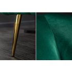 Design fotel Nikolai smaragdzöld bársony 