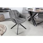 Design forgószék Vallerina sötétszürke