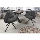 Design forgószék Vallerina antracit