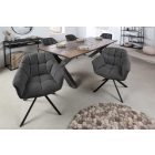 Design forgószék Vallerina antracit