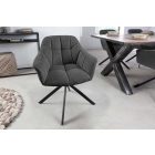 Design forgószék Vallerina antracit